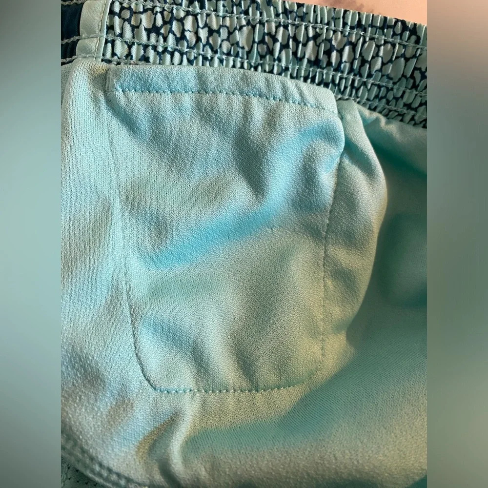 Nike 10K Agua Printed Running Shorts Blue Green Medium Large Nwot - Picture 7 of 7